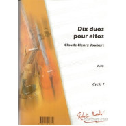 10 Duos Pour Altos En Première Position - Claude-Henry Joubert