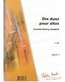 10 Duos Pour Altos En Première Position - Claude-Henry Joubert