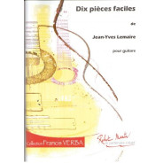 Dix (10) Pièces Faciles - Guitare - Jean-Yves Lemaire
