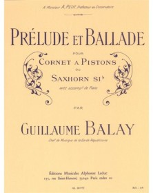 Guillaume Balay : Prélude et Ballade