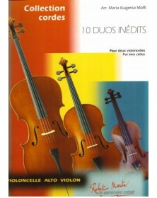 10 Duos Inedits Pour Deux Violoncelles Vol.1