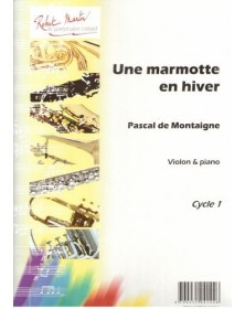 Une Marmotte En Hiver