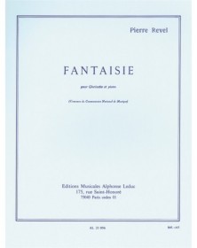 Pierre Revel : Fantaisie - Clarinette et Piano - Alphonse Leduc
