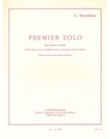E. Bourdeau : Premier Solo pour Basson et Piano