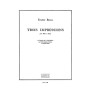 Trois (3) Impressions - Flute et Piano - Eugène Bozza - Alphonse Leduc