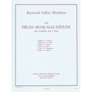Six pièces musicales d'étude