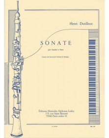 Sonate pour Hautbois et Piano