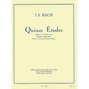 Bach : 15 Études pour Clarinette - éditions Alphonse Leduc