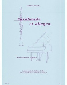 Gabriel Grovlez : Sarabande et Allegro