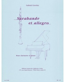 Sarabande et Allegro