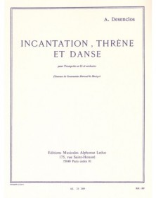 Alfred Desenclos : Incantation Threne Et Danse