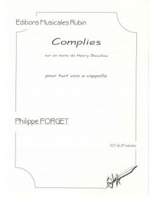Complies pour Huit Voix a...