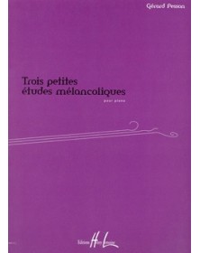 G. Pesson : 3 Petites études mélancoliques