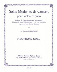 Solo De Concert N09