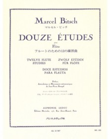Marcel Bitsch : 12 Etudes pour Flûte