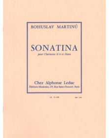 Sonatina For Clarinet And Piano H.356