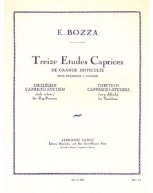 Eugène Bozza : Treize (13) Etudes-Caprices De Grande Difficulté