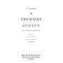 François Devienne : (1ère) Première Sonate pour Clarinette sib et Piano