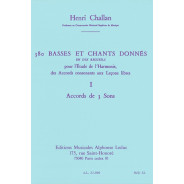 380 Basses et Chants Donnés Vol. 1A - Henri Challan - Alphonse Leduc