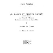 380 Basses et Chants Donnés Vol. 1B - Henri Challan - Alphonse Leduc