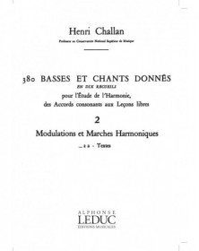 380 Basses et Chants Donnés Vol. 2A - Henri Challan - Alphonse Leduc