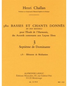 380 Basses et Chants Donnés Vol. 3B - Henri Challan