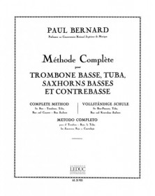 Méthode Complète - Trombone Basse - Paul Bernard - Alphonse Leduc