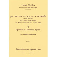 380 Basses et Chants Donnés Vol. 4B - Henri Challan