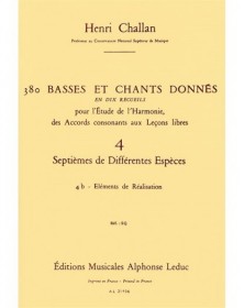 380 Basses et Chants Donnés Vol. 4B - Henri Challan