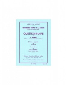Donne Questionnaire...