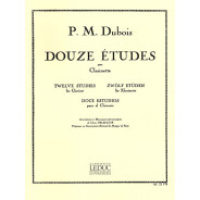 Pierre-Max Dubois : 12 Etudes pour clarinette