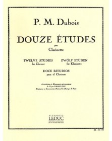 Pierre-Max Dubois : 12 Etudes pour clarinette