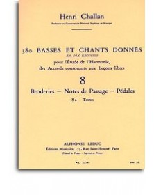 380 Basses et Chants Donnés Vol. 8A - Henri Challan