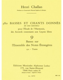 380 Basses et Chants Donnés...