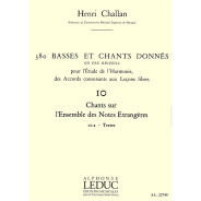 380 Basses et Chants Donnés Vol. 10A - Henri Challan