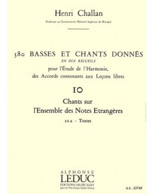 380 Basses et Chants Donnés...