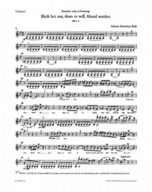 Cantata BWV 6 Bleib Bei Uns