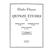 Chaynes : 15 Quinze Etudes pour Cor - éditions Alphonse Leduc