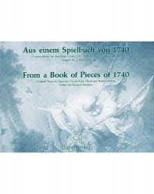 Aus einem Spielbuch von 1740