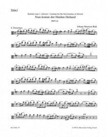 Cantata BWV 61 Nun Komm