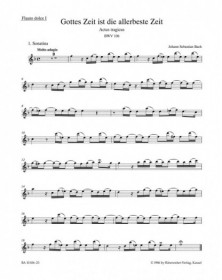Cantata Gottes Zeit ist die...