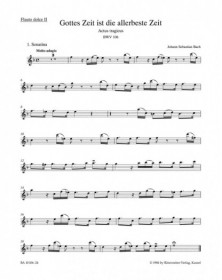 Cantata Gottes Zeit ist die...