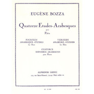 14 Etudes-Arabesques - Flute - Eugène Bozza - Alphonse Leduc