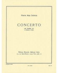 Concerto For Alto Saxophone...