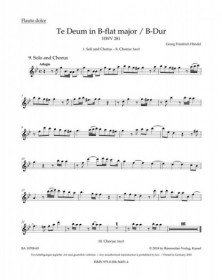 Te Deum (Cannons) B-flat major