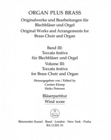 Organ Plus Brass, Volume...