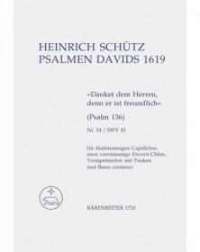 Danket dem Herren, denn er...