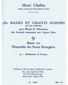 380 Basses et Chants Donnés Vol. 9C