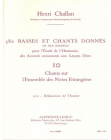 380 Basses et Chants Donnés Vol. 10C - Henri Challan