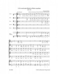 Er wird sein Kleid in Wein...